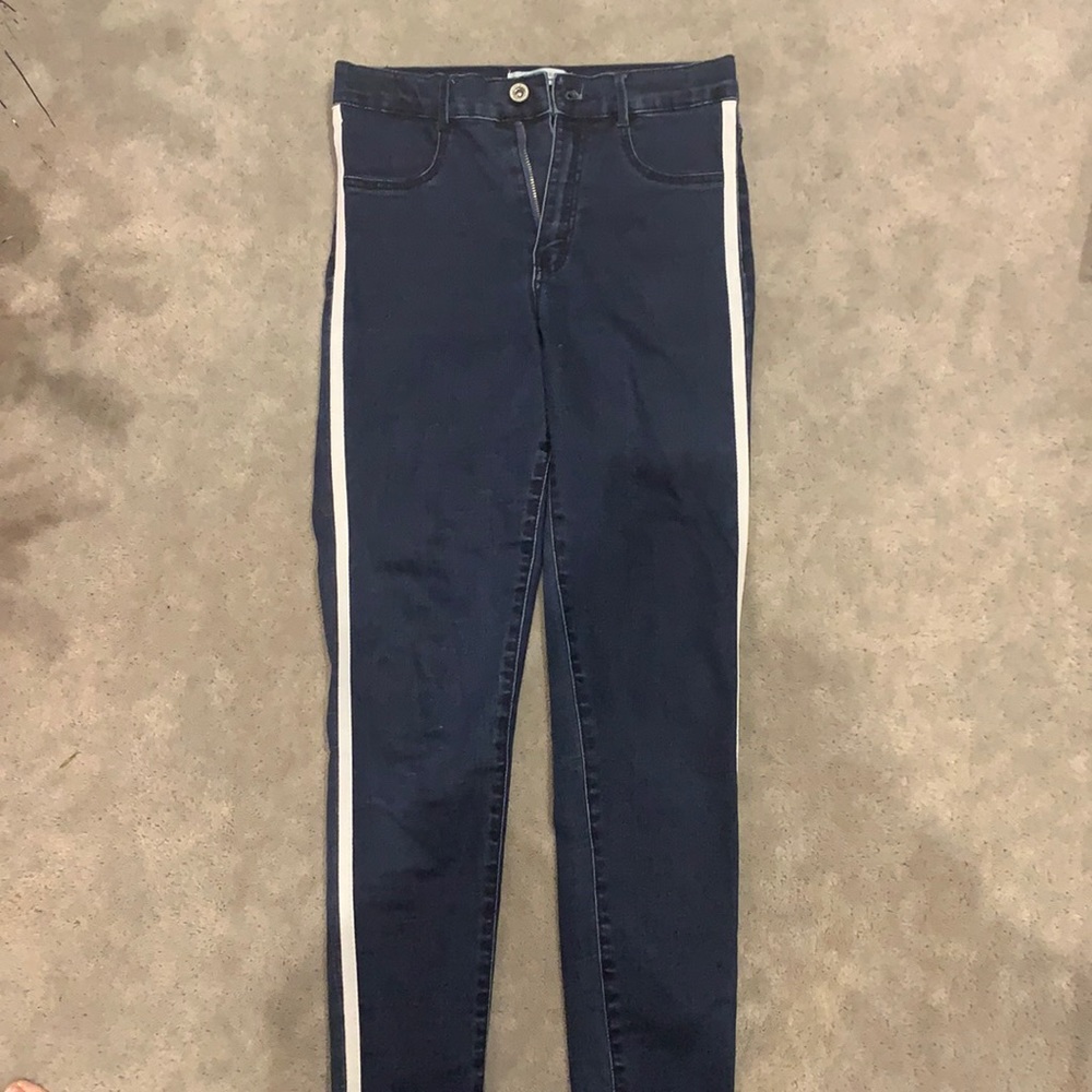 Zara Kids Jeans with White Stripe